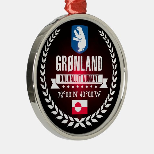Groenland Metalen Ornament (Rechts)