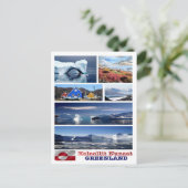 Groenland - Mozaïek - Briefkaart (Staand voorkant)