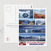 Groenland - Mozaïek - Briefkaart (Voorkant / Achterkant)