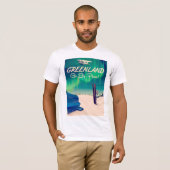 Groenland: "Naar het vliegtuig!" T-shirt (Voorkant volledig)