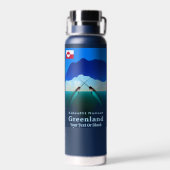 Groenland - Narwal Waterfles (Achterkant)