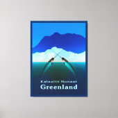 Groenland - Narwhal Canvas Afdruk (Voorkant)
