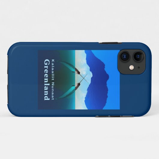 Groenland - Narwhal Case-Mate iPhone Case (Achterkant (horizontaal))