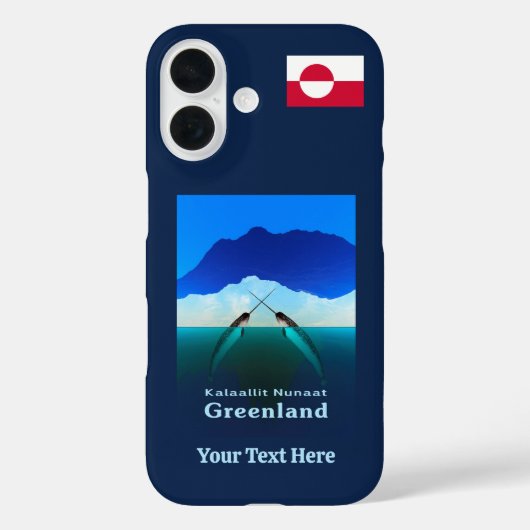 Groenland - Narwhal Case-Mate iPhone Case (Achterkant)