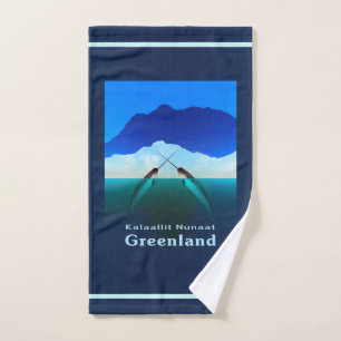 Groenland - Narwhal Handdoek
