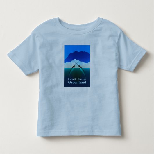 Groenland - Narwhal Kinder Shirts (Voorkant)