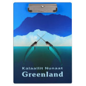 Groenland - Narwhal Klembord (Voorkant)