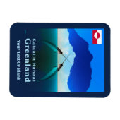 Groenland - Narwhal Magneet (Horizontaal)