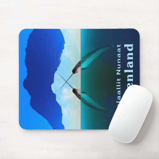 Groenland - Narwhal Muismat (Met muis)