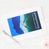 Groenland - Narwhal Rechthoekige Sticker (Envelop)