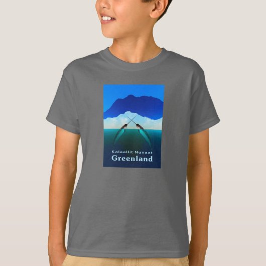 Groenland - Narwhal T-shirt (Voorkant)