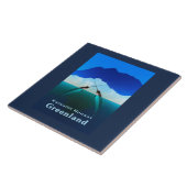 Groenland - Narwhal Tegeltje (Zijkant)