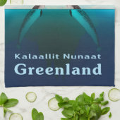 Groenland - Narwhal Theedoek (Gevouwen)