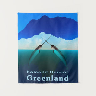 Groenland - Narwhal Wandkleed