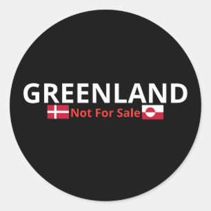 Groenland niet te koop - Sovereign Pride Design Ronde Sticker