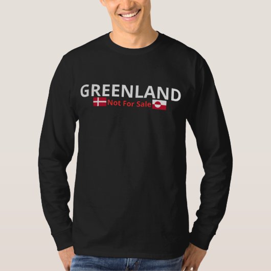 Groenland niet te koop - Sovereign Pride Design T-shirt (Voorkant)