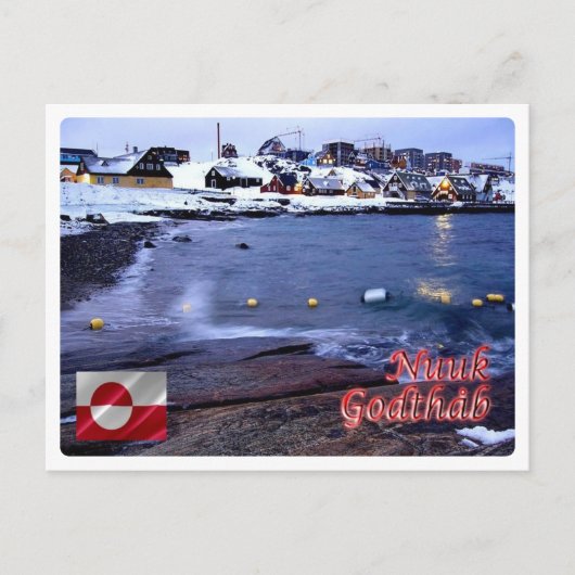 Groenland - Nuuk Bay - Briefkaart (Voorkant)