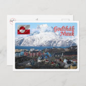 Groenland - Nuuk City - Briefkaart (Voorkant / Achterkant)