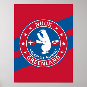 Groenland Nuuk Poster
