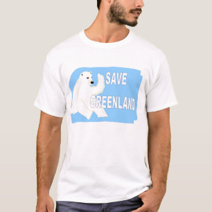 Groenland opslaan t-shirt