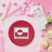 Groenland Papieren Bordje (Feest)