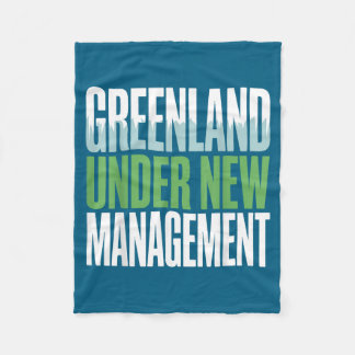 Groenland Quote Management IJsige Humor Illustrati Fleece Deken