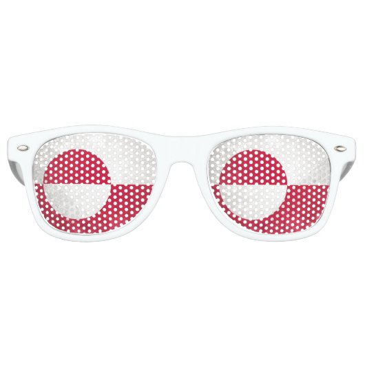 Groenland Retro Zonnebril (Voorkant)