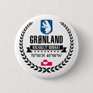 Groenland Ronde Button 5,7 Cm