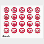 Groenland Ronde Sticker (Vel)