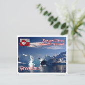 Groenland - Scoresby Sund - Briefkaart (Staand voorkant)