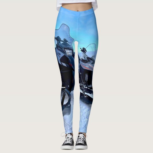 Groenland Snowmobile Arctic Adventure Volledige Pr Leggings (Voorkant)