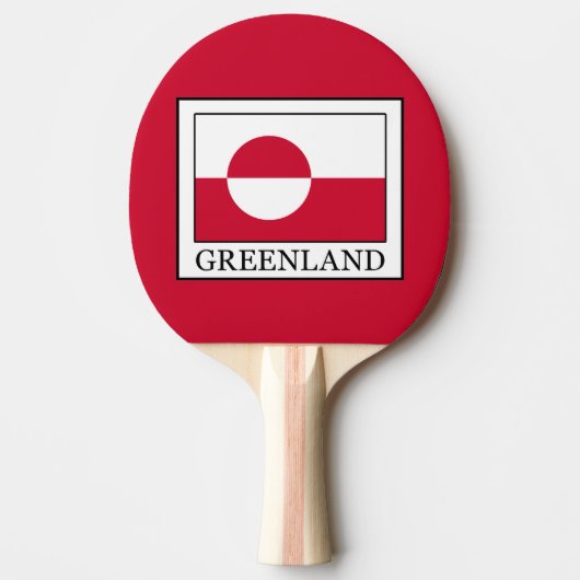 Groenland Tafeltennisbatje (Voorkant)