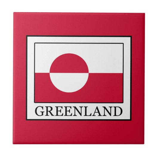 Groenland Tegeltje (Voorkant)