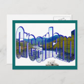 Groenland Top van de wereld Briefkaart (Voorkant / Achterkant)