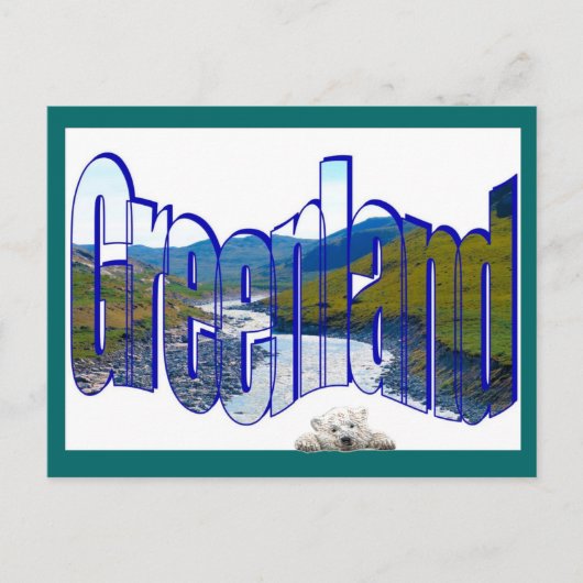 Groenland Top van de wereld Briefkaart (Voorkant)