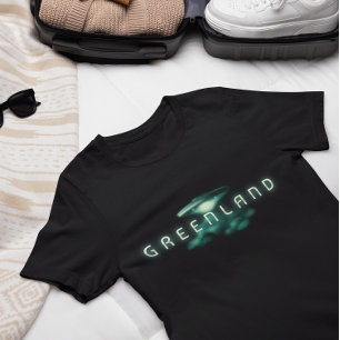 Groenland UFO Ruimteschip Vliegende Schotel Waarne T-shirt