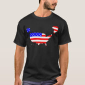 Groenland Verkoop Trump American Flag USA Grafisch T-shirt (Voorkant)