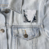 Groenland Vierkante Button 5,1 Cm (In situ)