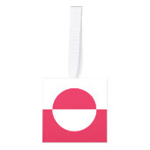 Groenland-vlaggenembleem Decoratie (Voorkant)