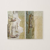 Groenland: Walvisvisserij en zeehondenjacht, uit ' Legpuzzel (Horizontaal)