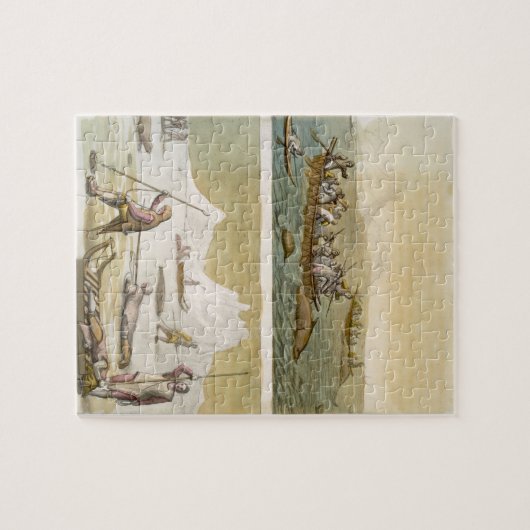 Groenland: Walvisvisserij en zeehondenjacht, uit ' Legpuzzel (Horizontaal)