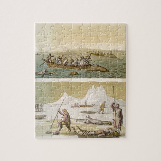 Groenland: Walvisvisserij en zeehondenjacht, uit ' Legpuzzel (Verticaal)