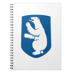 Groenland wapen wapens land symbool embleem vlag d notitieboek