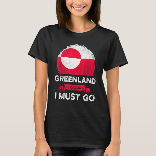 Groenland zegt dat ik de Groenlandse trots moet zi T-shirt (Voorkant)