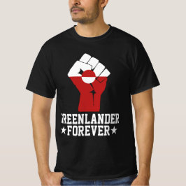 Groenlander voor altijd - Groenland steun T-shirt