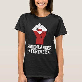 Groenlander voor altijd - Groenland steun T-shirt