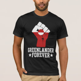 Groenlander voor altijd - Groenland steun T-shirt