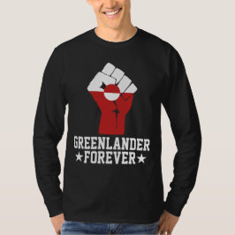 Groenlander voor altijd - Groenland steun T-shirt