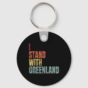 Groenlandliefhebbers staan bij Groenland Sleutelhanger