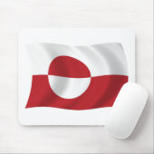 Groenlands Vlag Muismat (Met muis)
